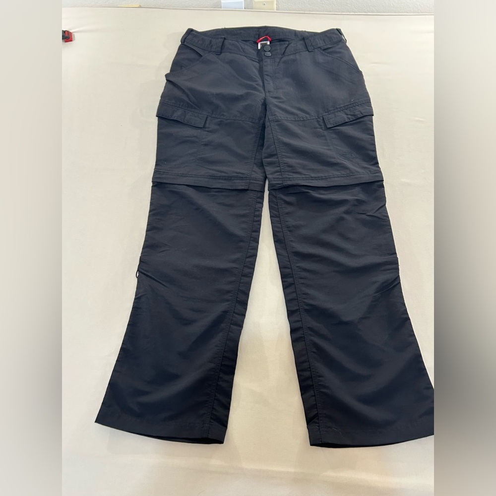 The North Face Pants Womens 14 Black Cargo Court Convertible Hiking T150 T550